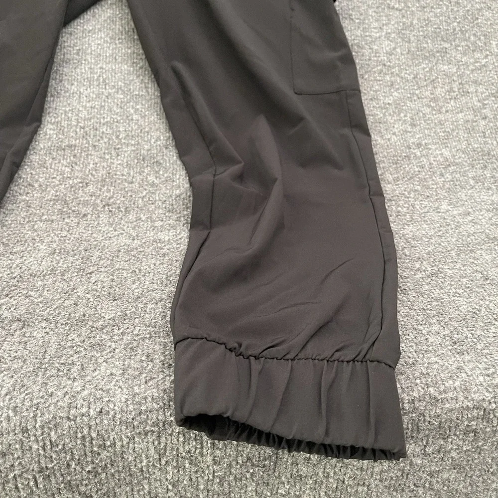 Adidas Essentials Woven Cargo Jogger Pants Mens Sz S Black JN2805